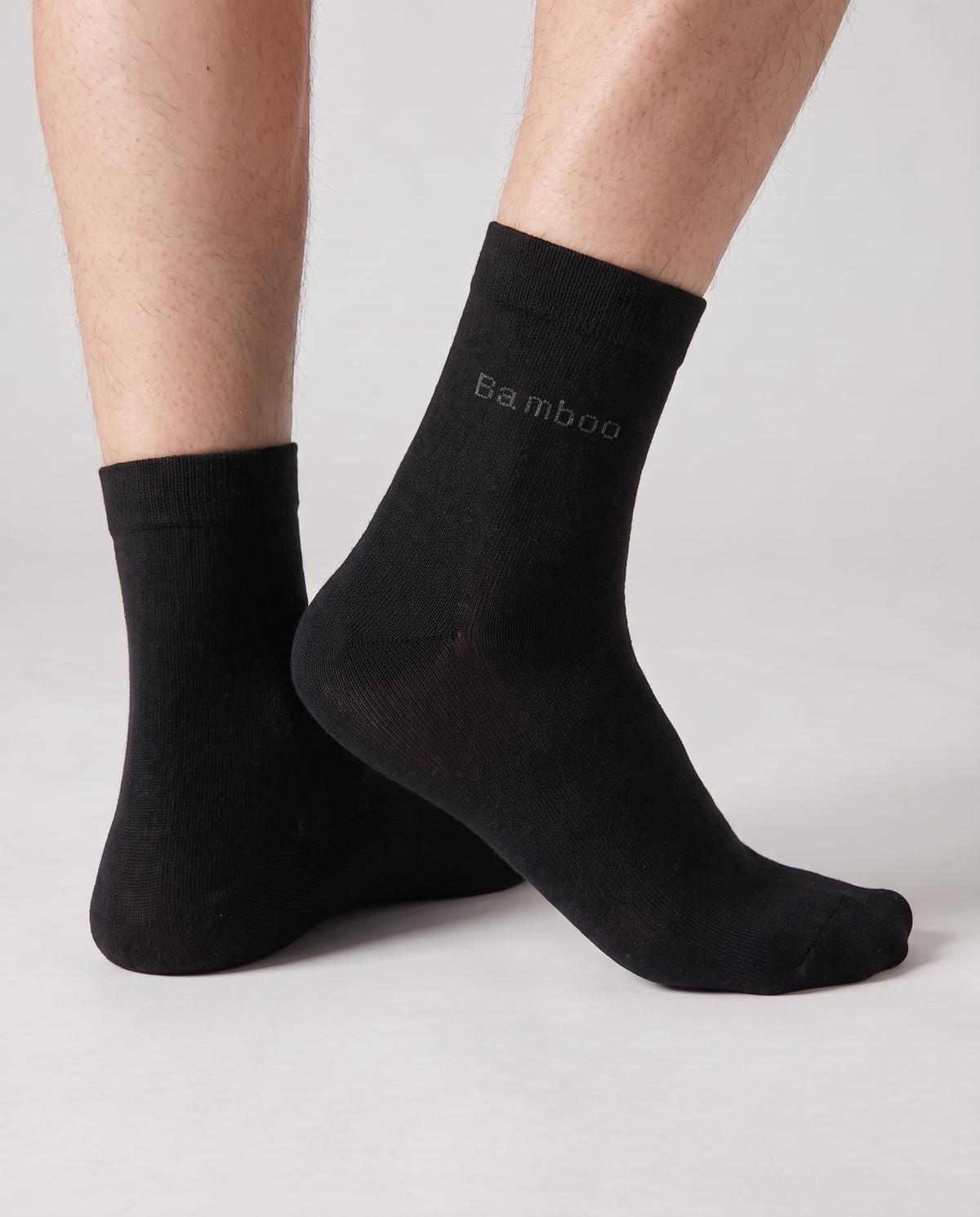Bamboove Comfort Crew Bamboo Socks - Black by Bamboove, bamboo compression socks