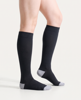 Bamboove Essential Bamboo Compression Socks - Black / Grey by Bamboove, bamboo compression socks