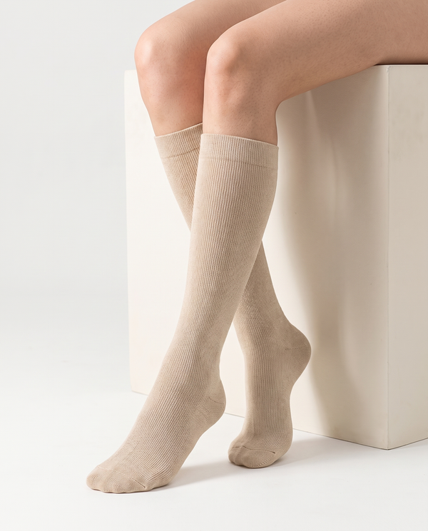 Bamboove Classic Bamboo Compression Socks - Beige by Bamboove, bamboo compression socks