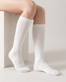 Bamboove Classic Bamboo Compression Socks - Pure White