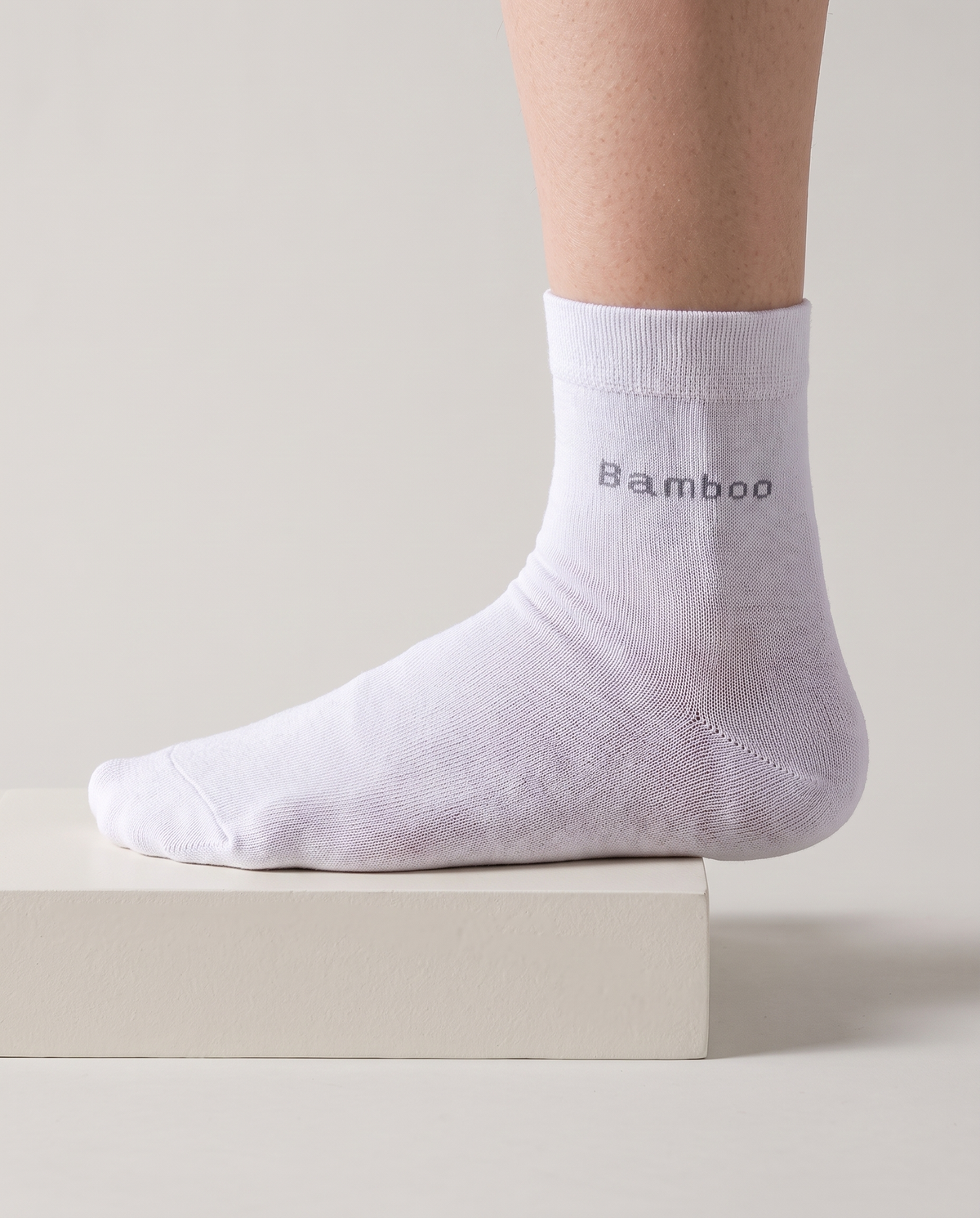 Bamboove Comfort Crew Bamboo Socks - White by Bamboove, bamboo compression socks